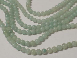 string of amazonite 4mm round beads - GRADE A - approx 96 per strand