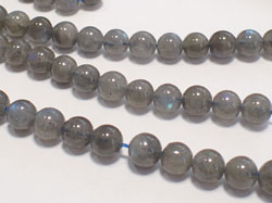  string of labradorite 6mm round beads - approx 63 per strand - GRADE A - lots of lights 