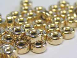  gold filled 14/20, 4mm x 2.25mm rondelle bead, 1.2mm hole 