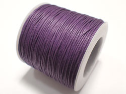  80 meter spool royal purple 1mm waxed cotton 