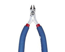  professional TRONEX razor flush cutter, semi relief - model 7223 - ideal for tight spaces - there is no bevel on either cutting edge - the backside is absolutely flat at an angle of 45° - pointed head allows for increased cutting access, 7