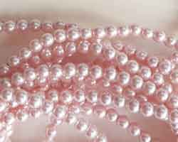  swarovski 5810 rosaline 3mm pearl bead (200ps) 