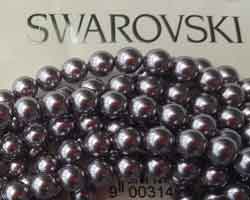  swarovski 5810 mauve 6mm pearl bead (100ps) 