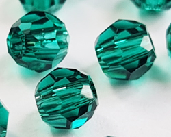  swarovski 5000 3mm emerald round bead 
