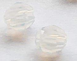  swarovski 5000 3mm white opal round bead 