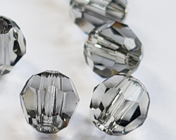  swarovski 5000 4mm black diamond round bead 