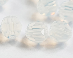  swarovski 5000 4mm white opal round bead 