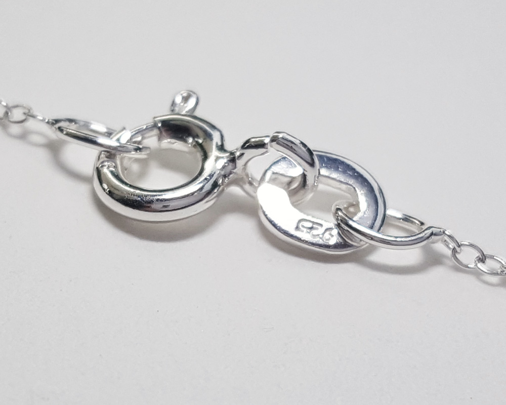 sterling silver light weight ultra dainty ready made 16