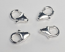  SILVER FILLED 8mm lobster clasp 