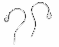  pair(s) silver filled, stamped 925/10SF on 17mm shank earwire with 0.7mm wire 