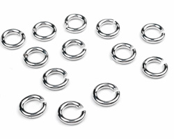  silver filled 6mm open jump ring, wire thickness 1.2mm, inside diameter 3.6mm 